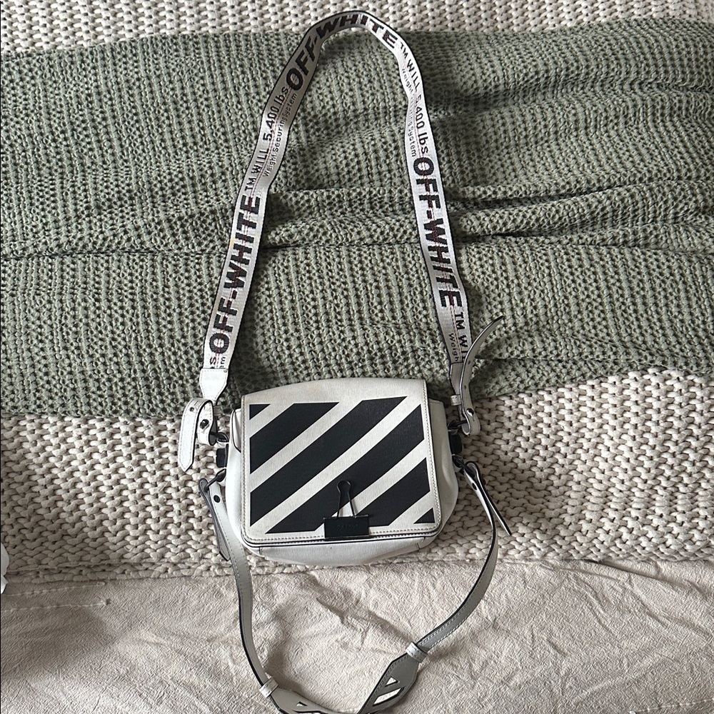 Off-White Monochrome Diagonal Bag